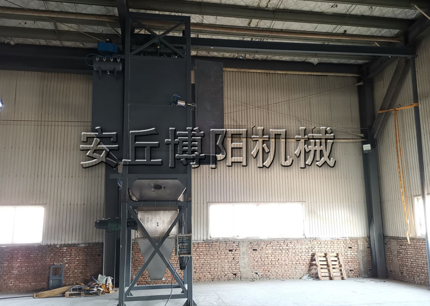安丘博陽機械脫硫粉噸袋拆包機如何進行拆包卸料作業(yè)？
